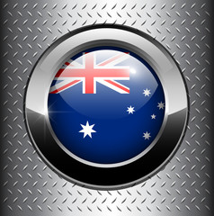 Australia flag button