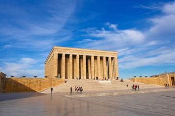 Ankara - Turkey, Mausoleum of Ataturk - obrazy, fototapety, plakaty