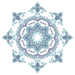 Stencil Mandala Indian Design