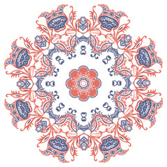 Stencil Mandala Indian Design