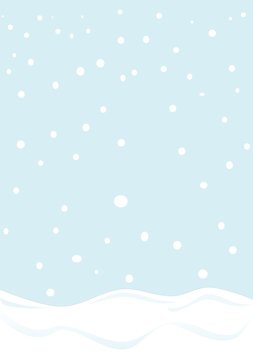 Winter background with snowflakes