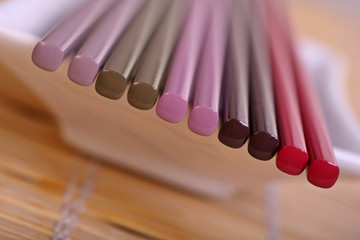 Oriental table setting.