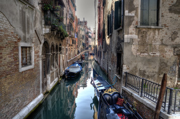 Venice Canal, Italy.