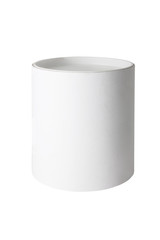 Round white box