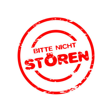 Bitte nicht st&ouml;ren