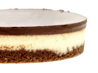 Chocolate and Vanilla Cheesecake