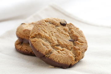 Close Up Chocolate Chip Cookies