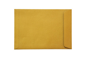 Brown Envelope document on white background