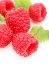 fresh raspberries