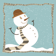 Snowman cartoon