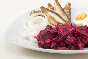 Russisches, deftiges Abendbrot