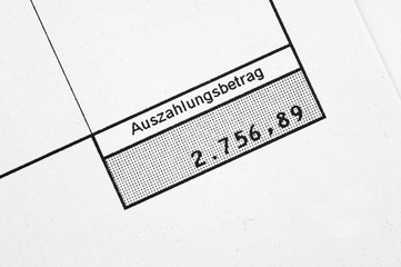 Gehaltsabrechnung
