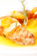 chicken with mandarin sauce
