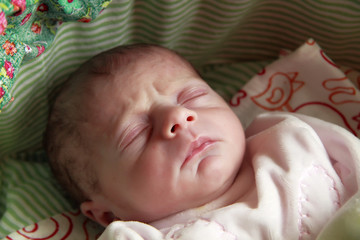 ritratto bimba neonata cucciola