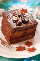 christmas gingerbread cake