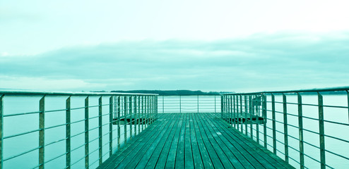 pier and the lake