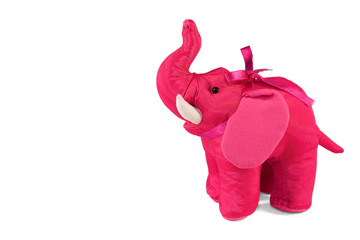 Pink toy elephant