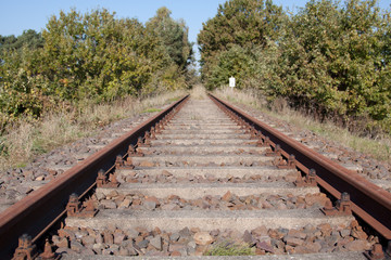 Eisenbahnstrecke stillgelegt