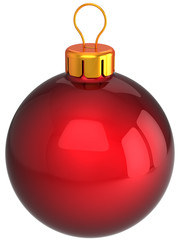 Christmas ball classic. Xmas bauble decoration (Hi-Res)