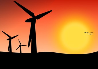 Obraz premium Alternative energy