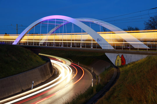 Stadtbahnbr&uuml;cke in Ostfildern