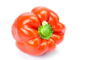 red pepper isolated on white