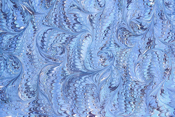 Marbled paper artwork background - abstract