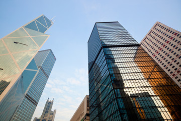 Obraz premium Skyscrapers in Hong Kong