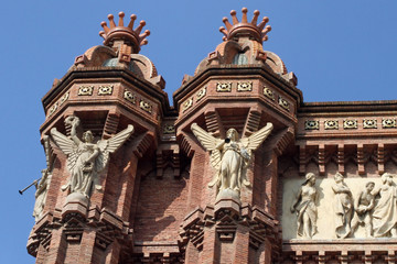 Fototapeta na wymiar Barcelona - Arc de Triomf