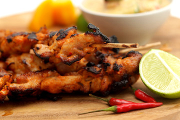 Chicken and Mango Kebabs