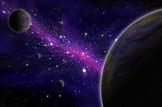 Fototapeta Space and astronomy