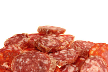 Sliced Le Ficele, Chotizo and Salami Sausages
