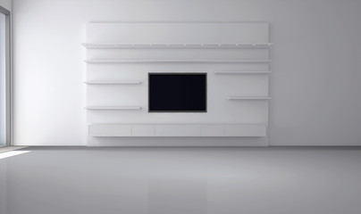 3d interno vuoto da arredare