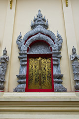 Window of a temple in Thailand