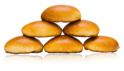 Pyramid from patties