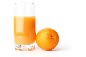Juice orange isolated