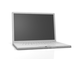 professional Laptop isolated on white background