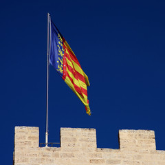 bandiera spagnola a valencia