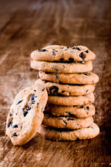 stack of fresh baked cookies
