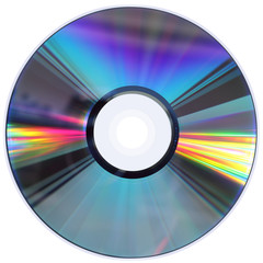 CD / DVD disk isolated on White