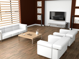 Living room 3D