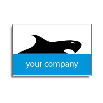 Logo Shark,  speedboat , fishing (vector)