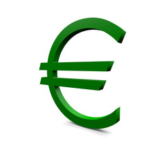 Euro im grün
