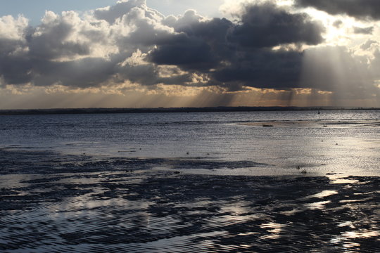 ciel d'automne en Baie de Somme