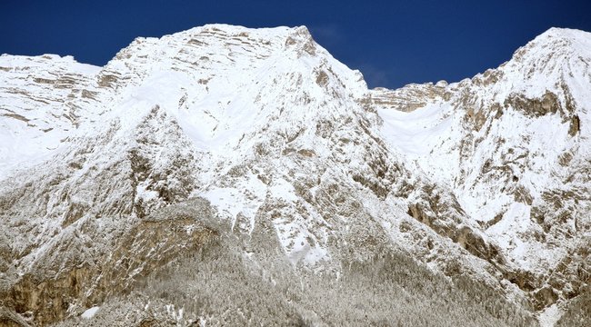 Winterbeginn in den Alpen