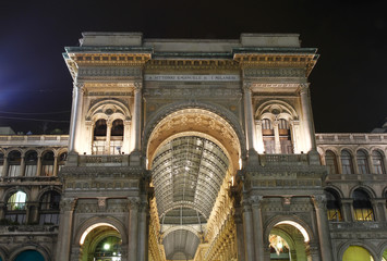 Fototapeta na wymiar Galleria Vittorio Emanuele II