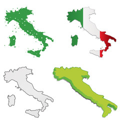 cartes d'italie