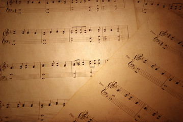 Old sheet music