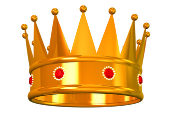 Golden king's/queen's crown