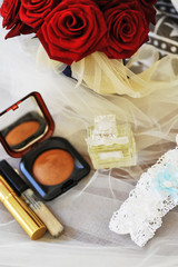 cosmetics  and wedding rings
